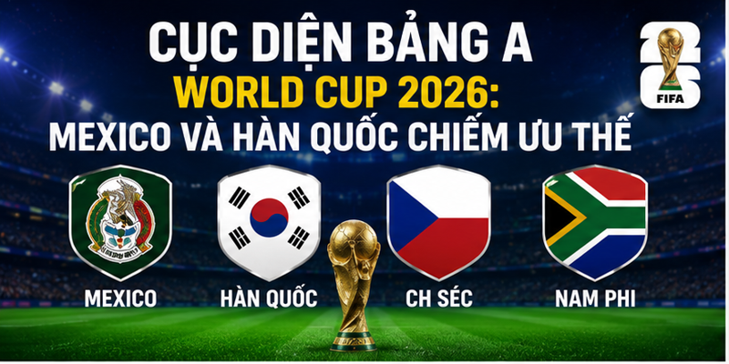 Cục Diện Bảng A World Cup 2026: Mexico Và Hàn Quốc Chiếm Ưu Thế